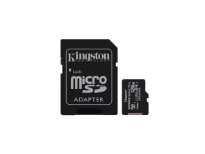   Kingston 128GB microSDXC Canvas Select Plus A1 CL10 100MB/s + adapter